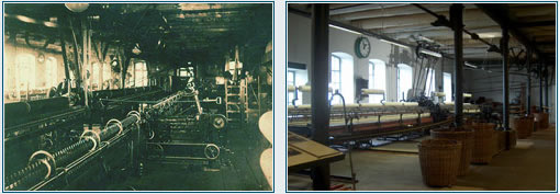 Maschinenhalle heute und 1925